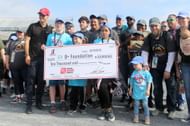 Joey Logano's donation to the Delaware B+ Foundation before the NASCAR Cup Series playoff race. Source: Imagn